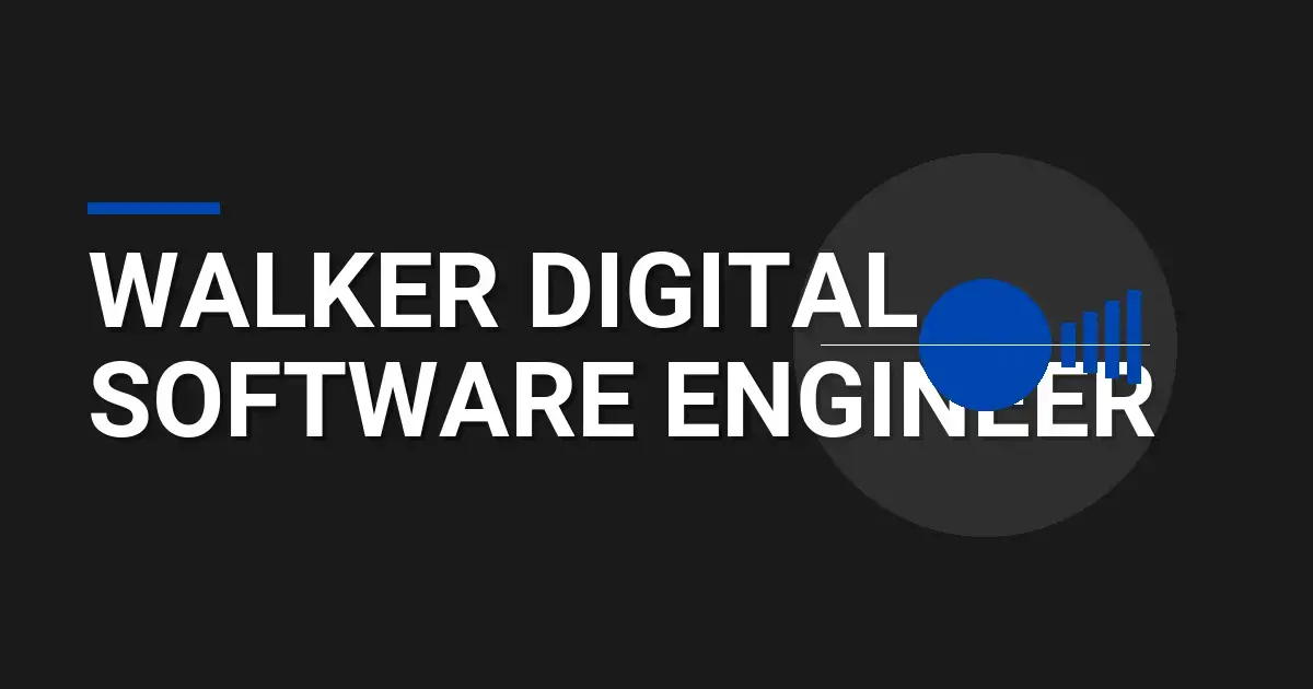 Walker Digital Software Engineer