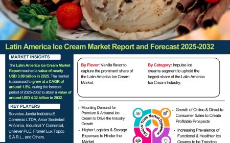 Latin America Ice Cream Market Insights: Key Drivers, Challenges, and Future Growth Prospects 2032|The Report Cube