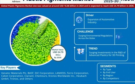 Plastic Pigments Trends: Significant Growth Expected Through 2030