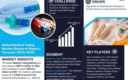 Medical Tubing Market Research 2025–2030: Growth, Size & Opportunities