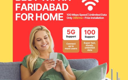 Which is the Best WiFi in Faridabad for Home? Explore Affordable WiFi Plans & Fast Internet with Gigmax