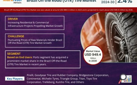Brazil Off the Road (OTR) Tire Market Share & Forecast 2024–2030: Insights & Drivers