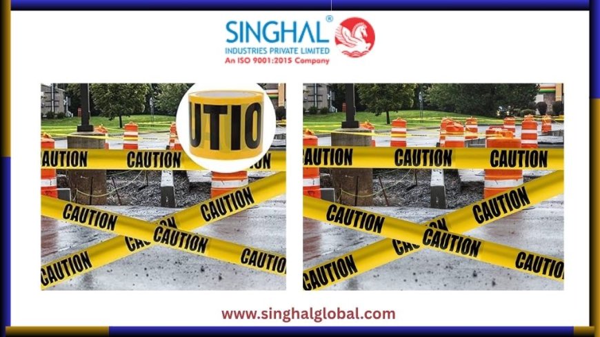 Barricade Tape Ensures Safety at Work Sites