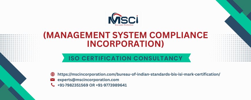 BIS Certification Consultancy Services: Your Pathway to Compliance and Market Success in India